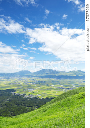 從Daikanmine，Aso Gotake查看 57577969