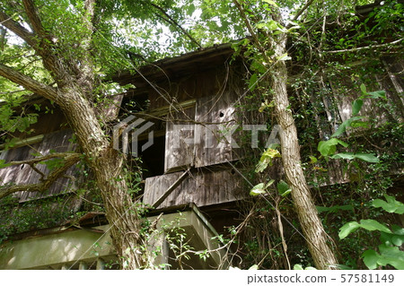 Beautiful ruins in Kume Minami-cho, Okayama Prefecture, Japan 57581149