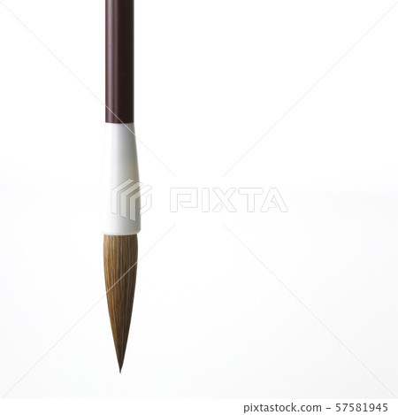 在白色背景的刷子 57581945