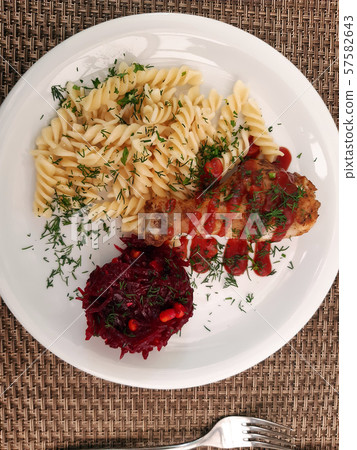 Eastern European Beetroot Lunch. 57582643
