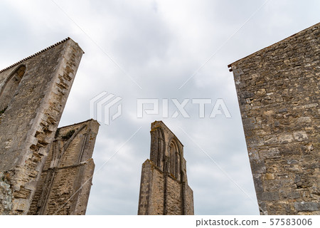 The ruin of the old abbey in the Island of Re The ruin of the old abbey in the Island of Re 57583006