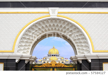 Royal palace Istana Negara, Kuala Lumpur, Malaysia 57584127