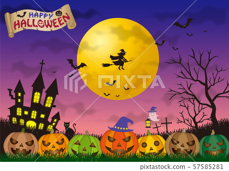 Halloween illustration 57585281