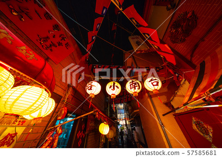 Japan's Yokohama cityscape Tainan Koji, where you can experience the feelings of Yokohama Chinatown and Taiwan Japan's Yokohama cityscape Tainan Koji, where you can experience the feelings of Yokohama Chinatown and Taiwan 57585681