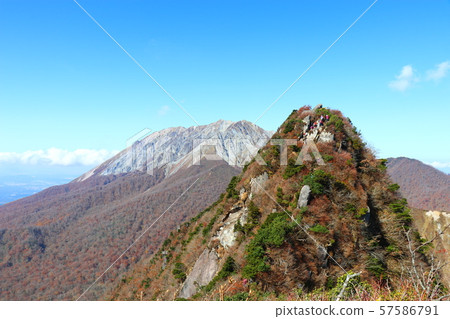 從Toriga山看到的Hoki Oyama 從Toriga山看到的Hoki Oyama 57586791