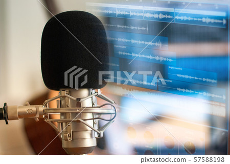 Recording room Singing concept 57588198