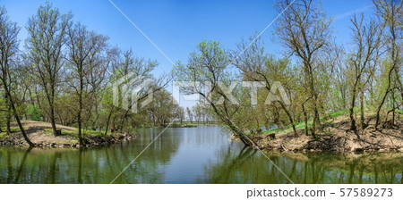 Lake in the reserve Askania-Nova in Ukraine Lake in the reserve Askania-Nova in Ukraine 57589273