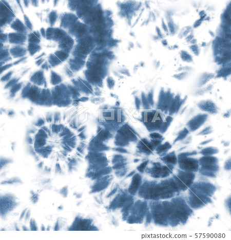 Tie dye shibori seamless pattern. Watercolor print Tie dye shibori seamless pattern. Watercolor print 57590080