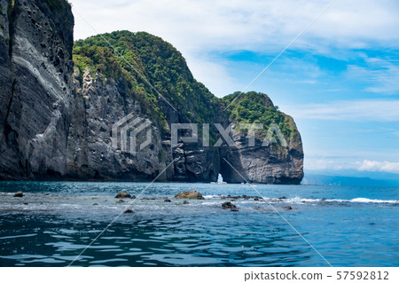 Otamoy coast seen from the sea / Otaru sightseeing image in Hokkaido 57592812