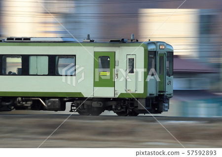 Koumi Line Kiha 110 series panning Koumi Line Kiha 110 series panning 57592893