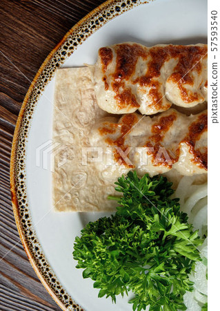 meat dish lula kebab meat dish lula kebab 57593540