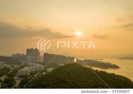 sun set of Ma On Shan at afternoon sun set of Ma On Shan at afternoon 57594007