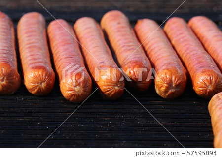 Big frankfurter sausage 57595093