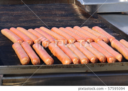 Big frankfurter sausage Big frankfurter sausage 57595094