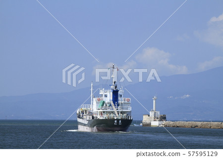 Omuta City Miike Port Cargo Ship Omuta City Miike Port Cargo Ship 57595129