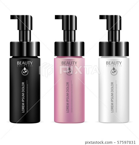 Pump bottles for cosmetic products. Dispenser pump 57597831