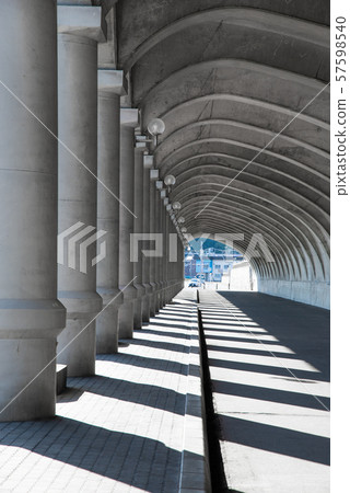 Kita breakwater dome on a sunny day / sightseeing image of Wakkanai, Hokkaido Kita breakwater dome on a sunny day / sightseeing image of Wakkanai, Hokkaido 57598540
