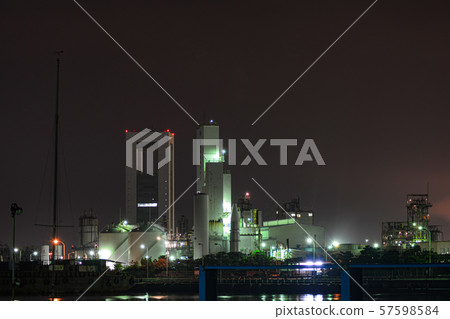 工廠夜景 工廠夜景 57598584
