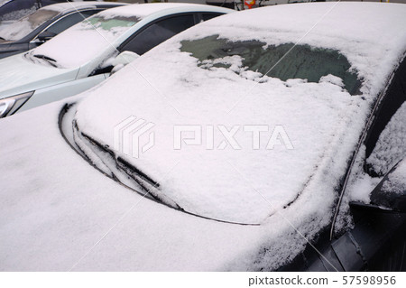 汽車，雪，冬天 57598956