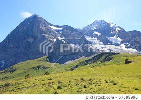 Scenery around Kleine Scheidegg, Switzerland Scenery around Kleine Scheidegg, Switzerland 57599996