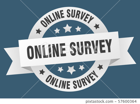 online survey ribbon. online survey round white online survey ribbon. online survey round white 57600364