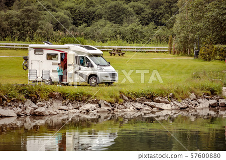Family vacation travel RV, holiday trip in Family vacation travel RV, holiday trip in 57600880