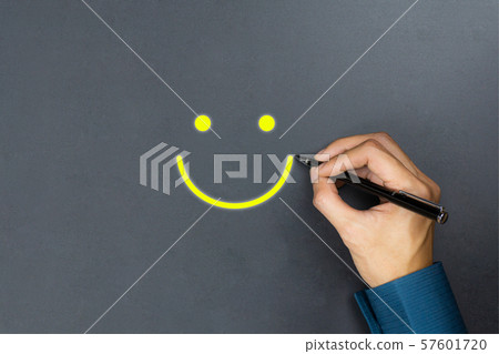 Conceptual the customer responded to the survey. 57601720