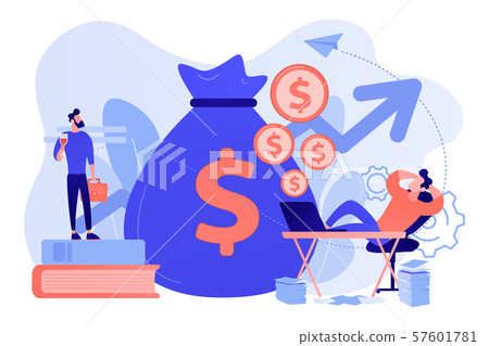 Passive income concept vector illustration. Passive income concept vector illustration. 57601781