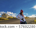 A traveler woman at Iceland 57602280