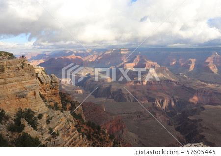 Superb view of the Grand Canyon in the morning, Arizona, USA 57605445