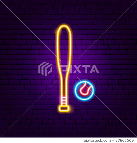 Baseball Neon Sign 57605509