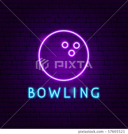 Bowling Ball Neon Label 57605521
