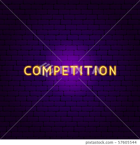 Competition Neon Text 57605544
