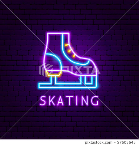 Skating Neon Label 57605643