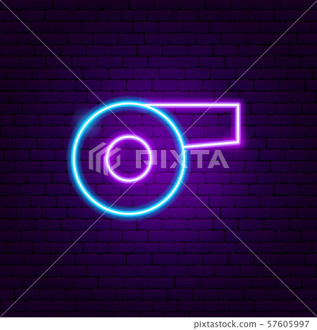 Whistle Neon Sign Whistle Neon Sign 57605997
