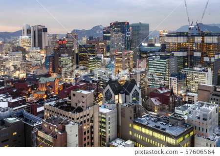 Myeongdong night view 57606564