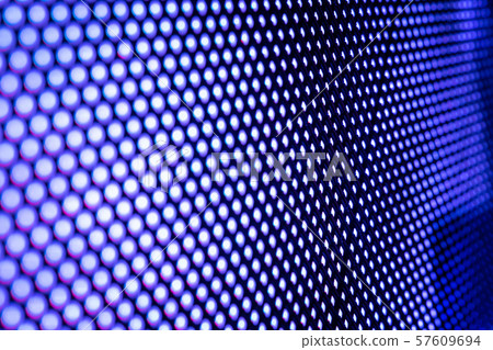 CloseUp LED blurred screen. LED soft focus 57609694