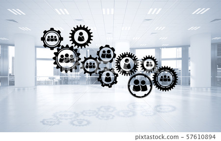 Networking and wireless connection as concept for effective modern business Networking and wireless connection as concept for effective modern business 57610894