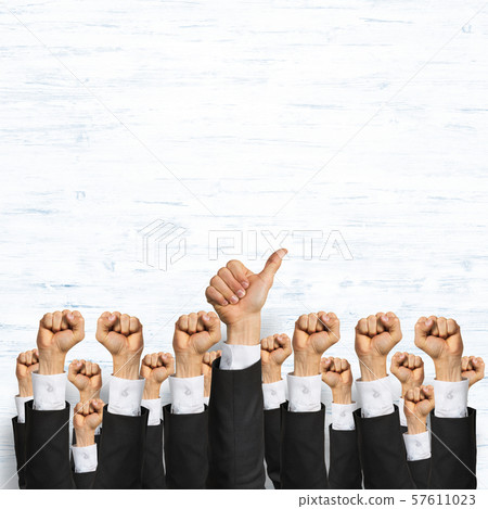 Business and teamwork concept 57611023