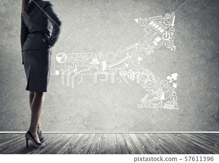 Business growth and progress concept Business growth and progress concept 57611396