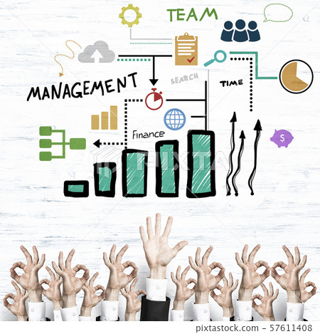 Business and teamwork concept 57611408