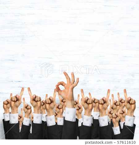 Business and teamwork concept Business and teamwork concept 57611610