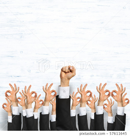 Business and teamwork concept Business and teamwork concept 57611645