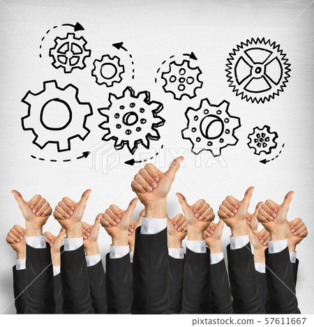 Business and teamwork concept Business and teamwork concept 57611667