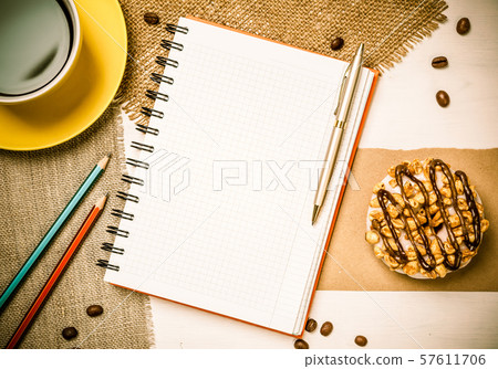 Coffee break with snack Coffee break with snack 57611706