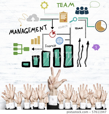 Business and teamwork concept 57611947