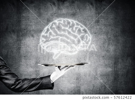 Concept of mind abilities development. 57612422