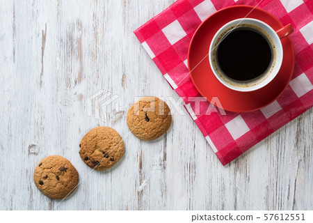 Cup of refreshing coffee 57612551