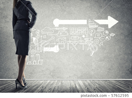 Business growth and progress concept 57612595