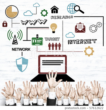 Business and teamwork concept Business and teamwork concept 57612622